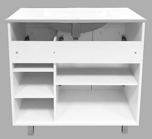Тумба-умывальник напольная Comforty Модена 90 белый