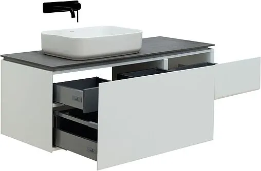 Тумба под умывальник подвесная Allen Brau Infinity 120 L белый 1.21006.WM