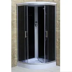 Кабина душевая 1000x1000мм Loranto CS-1000A черный