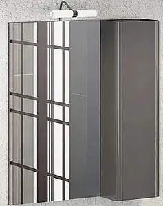 Шкаф-зеркало Comforty Рим 60 cерый 00003132546CF Шкаф-зеркало Comforty Рим 60 cерый 00003132546CF, 1