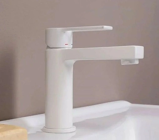 Смеситель для раковины Paffoni Ringo белый матовый RIN071BO