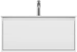 Тумба-умывальник подвесная ISVEA Pro 90 белый 21MGS001191I+10SL50091SV Тумба-умывальник подвесная ISVEA Pro 90 белый 21MGS001191I+10SL50091SV, 1