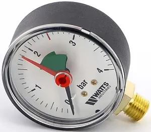 Манометр радиальный Watts MRP 63мм 4 бар ¼" 10007722 Манометр радиальный Watts MRP 63мм 4 бар ¼" 10007722, 2