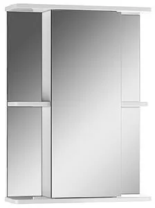 Шкаф-зеркало Айсберг Норма 2-50 L белый DA1607HZ, 1