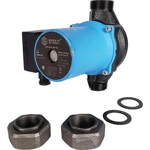 Насос циркуляционный Stout 25/80-180 SPC-0010-2580180 Насос циркуляционный Stout 25/80-180 SPC-0010-2580180