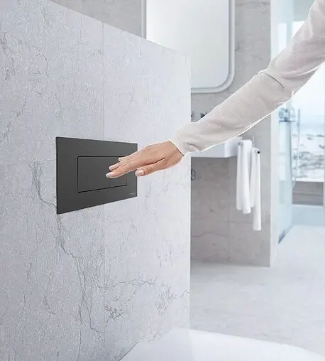 Клавиша смыва для унитаза Idrospania Noelia 30374 черный матовый