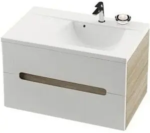 Тумба-умывальник подвесная Ravak SD Classic II 80 L белый/латте X000000916+XJDP1180000, 1