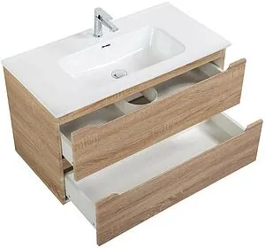 Тумба-умывальник подвесная BelBagno ETNA 100 Rovere Bianco ETNA-1000-2C-SO-WO-P+ Тумба-умывальник подвесная BelBagno ETNA 100 Rovere Bianco ETNA-1000-2C-SO-WO-P+, 4