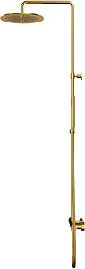 Душевая система с термостатом для душа WHITECROSS Y brushed gold золото брашированное Y1254GLB Душевая система с термостатом для душа WHITECROSS Y brushed gold золото брашированное Y1254GLB, 3