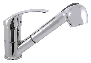 Смеситель для кухни с выдвижным изливом Rav Slezak Mississippi хром MS010.5, 1