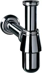 Сифон бутылочный для раковины Wirquin Classic хром SL211B Сифон бутылочный для раковины Wirquin Classic хром SL211B, 1