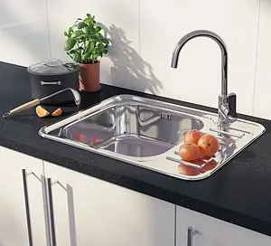 Мойка кухонная IDDIS Barse 65 L хром BAS65PLi77, 4