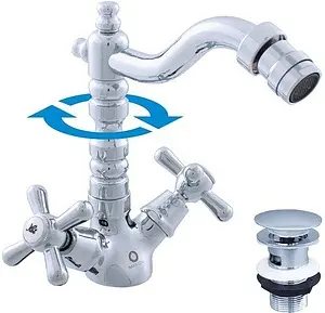 Смеситель для биде Rav Slezak Morava retro хром MK121.5/9 Смеситель для биде Rav Slezak Morava retro хром MK121.5/9, 3