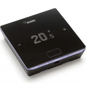Проводной комнатный терморегулятор 24В Rehau Nea Smart 2.0 HBB черный 13280051003, 1
