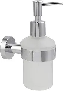 Дозатор для жидкого мыла Aquatek Вега хром/белый AQ4005CR Дозатор для жидкого мыла Aquatek Вега хром/белый AQ4005CR, 1