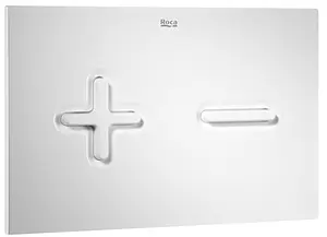 Клавиша смыва для унитаза Roca PL-6 890085000 белый глянцевый Клавиша смыва для унитаза Roca PL-6 890085000 белый глянцевый, 1