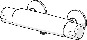 Термостат для душа Oras Nova хром 7470U, 2