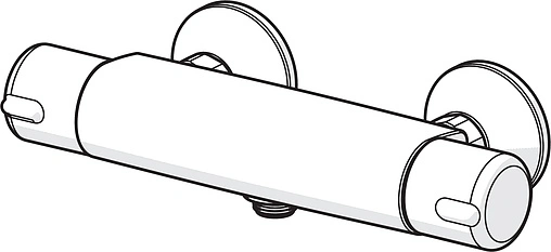 Термостат для душа Oras Nova хром 7470U