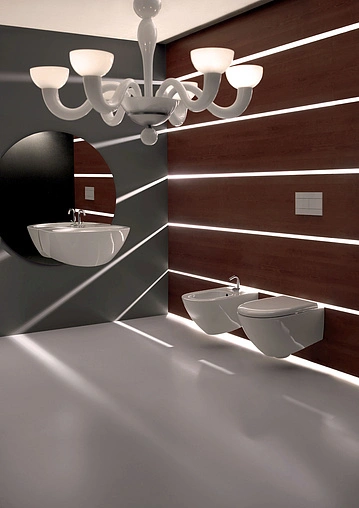 Унитаз подвесной Kerasan Aquatech белый 371501