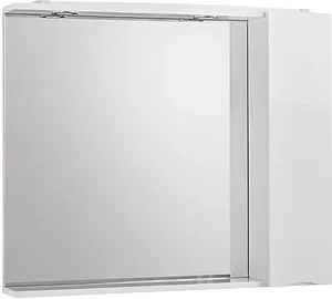 Шкаф-зеркало BelBagno FLY-MARINO 80 R Bianco Lucido MARINO-SPC-800/750-1A-BL-P-R, 3