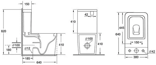 Бачок для унитаза Aquanet Tavr 2.0 C2 белый Tavr 2.0 C2