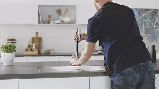 Смеситель для кухни с фильтром и встроенным нагревом воды Grohe Red II Duo хром 30083001 Смеситель для кухни с фильтром и встроенным нагревом воды Grohe Red II Duo хром 30083001