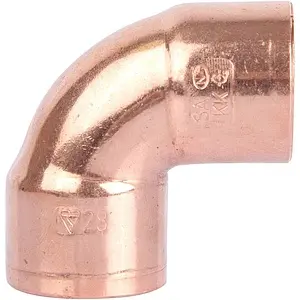 Уголок двухраструбный пайка 28мм угол 90° Sanha 5090 1509028 Уголок двухраструбный пайка 28мм угол 90° Sanha 5090 1509028, 3