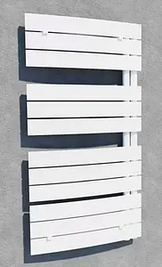 Полотенцесушитель водяной лесенка Lazzarini Pieve 1080х550 белый 386303, 2