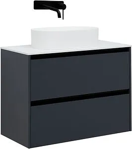 Тумба-умывальник подвесная Allen Brau Activity 90 антрацит 1.34005.AM+, 1