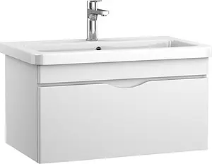 Тумба-умывальник подвесная ISVEA Neo 80 белый 21NGS301080E Тумба-умывальник подвесная ISVEA Neo 80 белый 21NGS301080E, 1