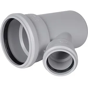 Тройник внутренний бесшумный D=110x58мм Угол 45° Stout SKB-0015-115845, 5