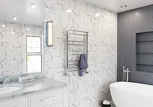 Полотенцесушитель водяной лесенка Lemark Linara П10 500x800 полированная сталь LM04810 Полотенцесушитель водяной лесенка Lemark Linara П10 500x800 полированная сталь LM04810, 5