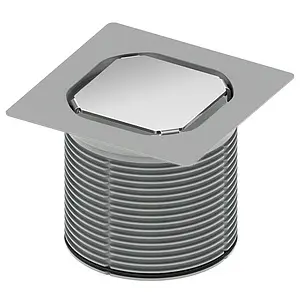 Решетка для трапа под плитку TECEdrainpoint S Quadratum 100x100мм 3660016 Решетка для трапа под плитку TECEdrainpoint S Quadratum 100x100мм 3660016, 1