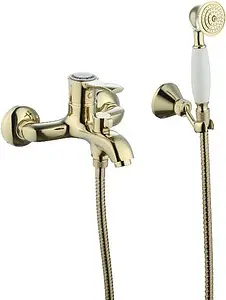 Смеситель для ванны SMARTsant Винтаж золото/белый SM263503GL Смеситель для ванны SMARTsant Винтаж золото/белый SM263503GL, 1