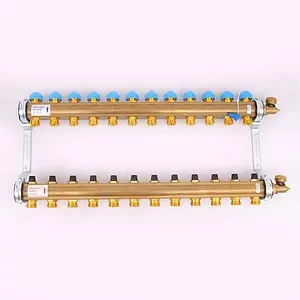 Группа коллекторная без расходомеров 12 отводов 1"в/в x ¾"ек Watts HKV 10004192 Группа коллекторная без расходомеров 12 отводов 1"в/в x ¾"ек Watts HKV 10004192, 2