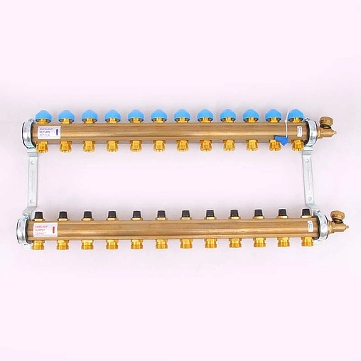 Группа коллекторная без расходомеров 12 отводов 1"в/в x ¾"ек Watts HKV 10004192