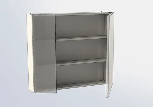 Шкаф-зеркало Aquanet Порто 80 R белый 00195728