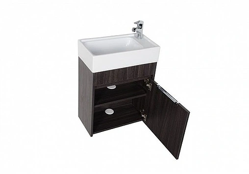 Тумба под умывальник подвесная Aquanet Лидс 50 эвкалипт мистери 00182744