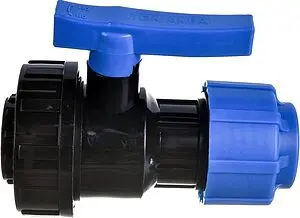 Кран шаровый с переходом на пнд трубу 20мм x ½"в ТПК-Аква 554222012 Кран шаровый с переходом на пнд трубу 20мм x ½"в ТПК-Аква 554222012, 5