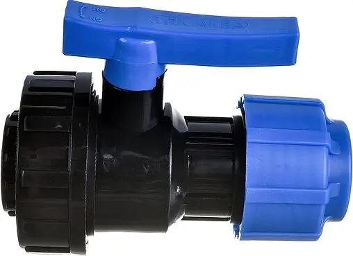 Кран шаровый с переходом на пнд трубу 20мм x ½&quot;в ТПК-Аква 554222012