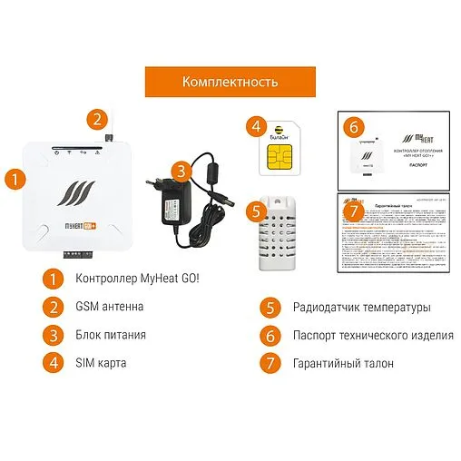 Контроллер MyHeat GO+ 6279