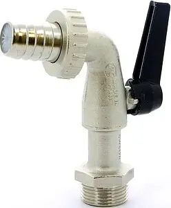 Кран шаровый со штуцером 1"н Bugatti Alaska 06890088, 5