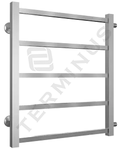 Полотенцесушитель водяной лесенка Terminus Вега П5 500х606 б/п 500 полированная сталь 4620768886638, 2