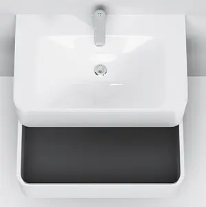 Тумба под умывальник подвесная Am.Pm Sensation 80 белый M30FHX0802WG Тумба под умывальник подвесная Am.Pm Sensation 80 белый M30FHX0802WG, 5