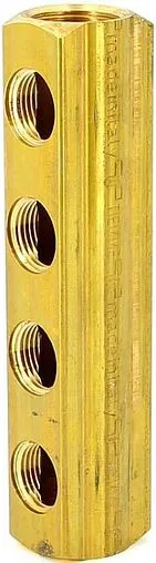 Коллектор распределительный проходной 4 отвода ¾&quot;в/в x ½&quot;в Tiemme 1970027