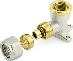 Водорозетка компрессионная 16мм x ½&quot;в General Fittings 530023N041620A, 1