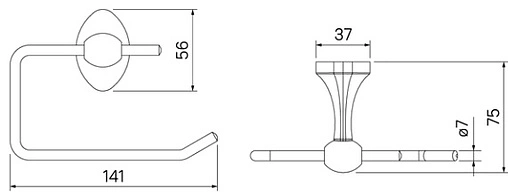 Держатель для запасных рулонов IDDIS Male хром MALSS00i43 Держатель для запасных рулонов IDDIS Male хром MALSS00i43
