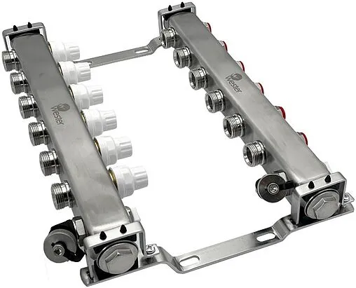 Группа коллекторная без расходомеров 6 отводов 1"в/в x ¾"ек Wester MUVS6134 Группа коллекторная без расходомеров 6 отводов 1"в/в x ¾"ек Wester MUVS6134