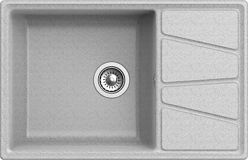 Мойка кухонная GranFest Vertex V-780L серый