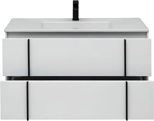 Тумба под умывальник подвесная Allen Brau Reality 100 белый 1.32007.WM